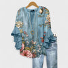 Bleu floral / S