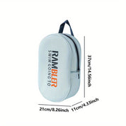 Borsa da nuoto impermeabile grigia con manico, dimensioni 37x21x11 cm, ideale per piscina e palestra, design compatto e resistente.