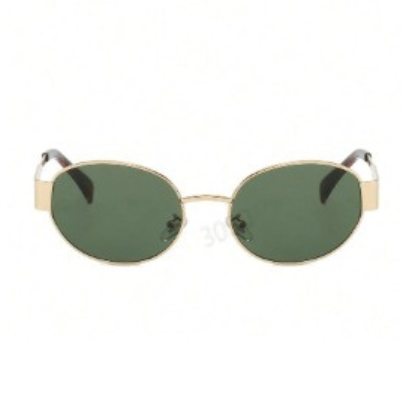 Occhiali Da Sole Donna Ovali In Metallo Con Lenti Scure - Stile Minimalista Elegante E Chic