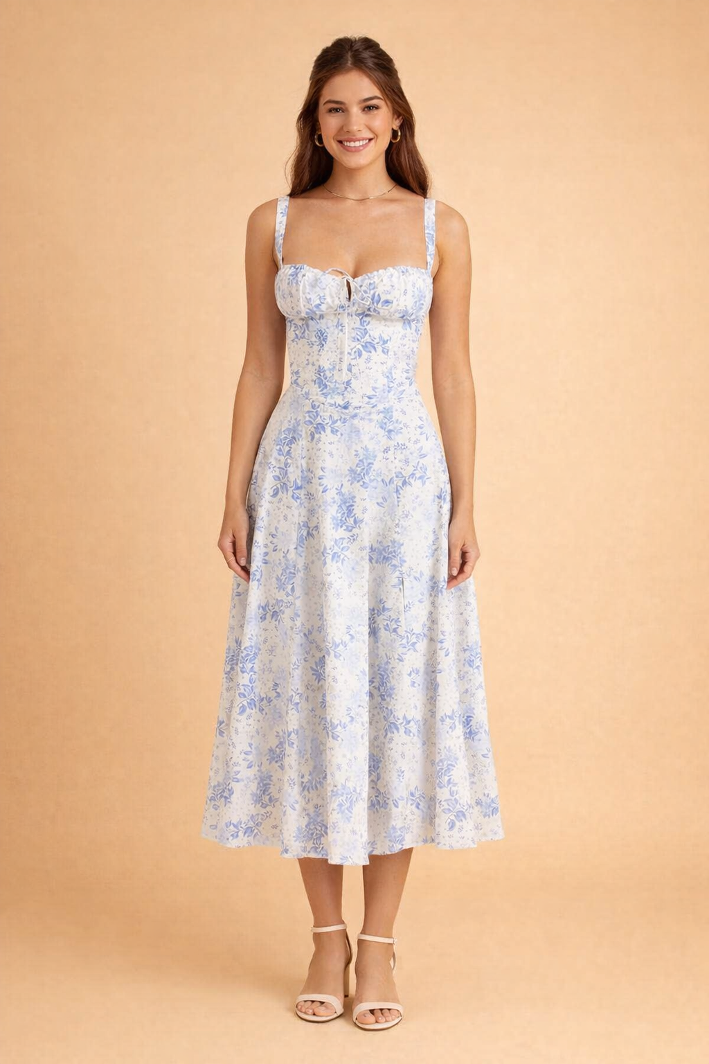 Abito Cerimonia Donna Elegante con Vita Regolabile, Stile Raffinato e Comodo per Eventi Speciali 3