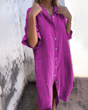 Abito Chemisier Boho per Donna - Elegante e Comodo per l'Estate 4