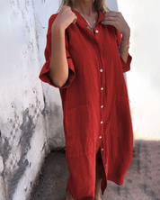 Abito Chemisier Boho per Donna - Elegante e Comodo per l'Estate 5