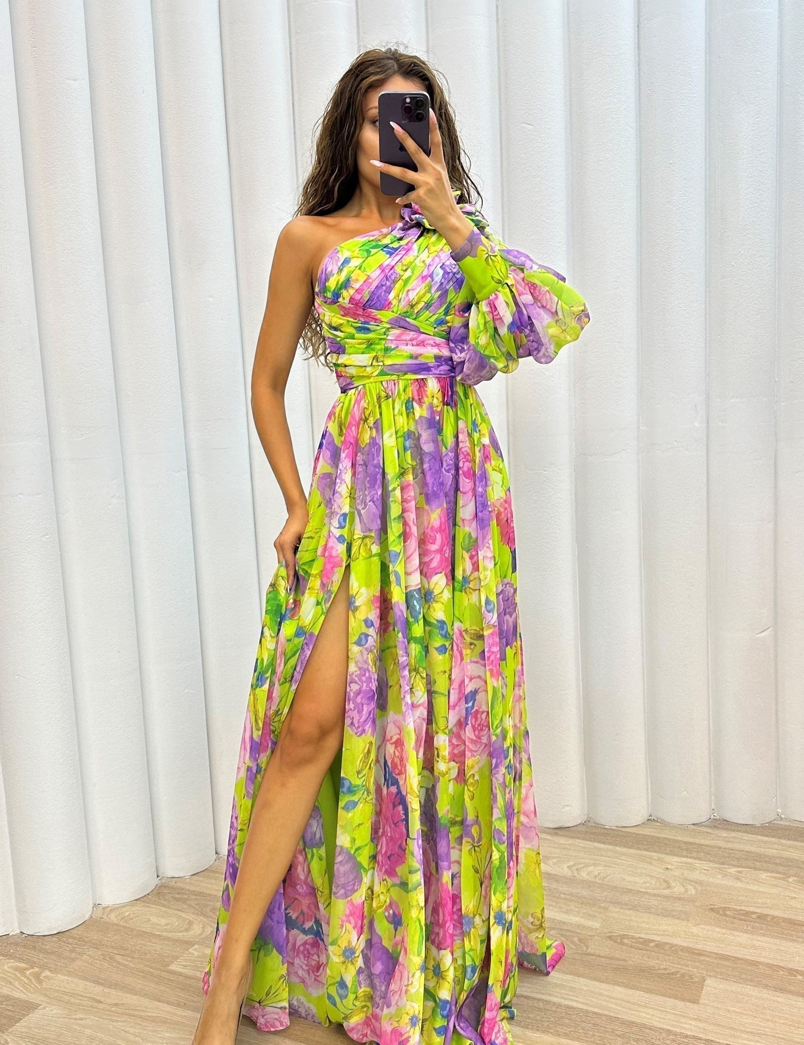 Abito Da Donna Elegante Con Spalle Cadenti Per Cerimonia E Eventi Serali - Vestito Elegante Da Cerimonia Donna 1