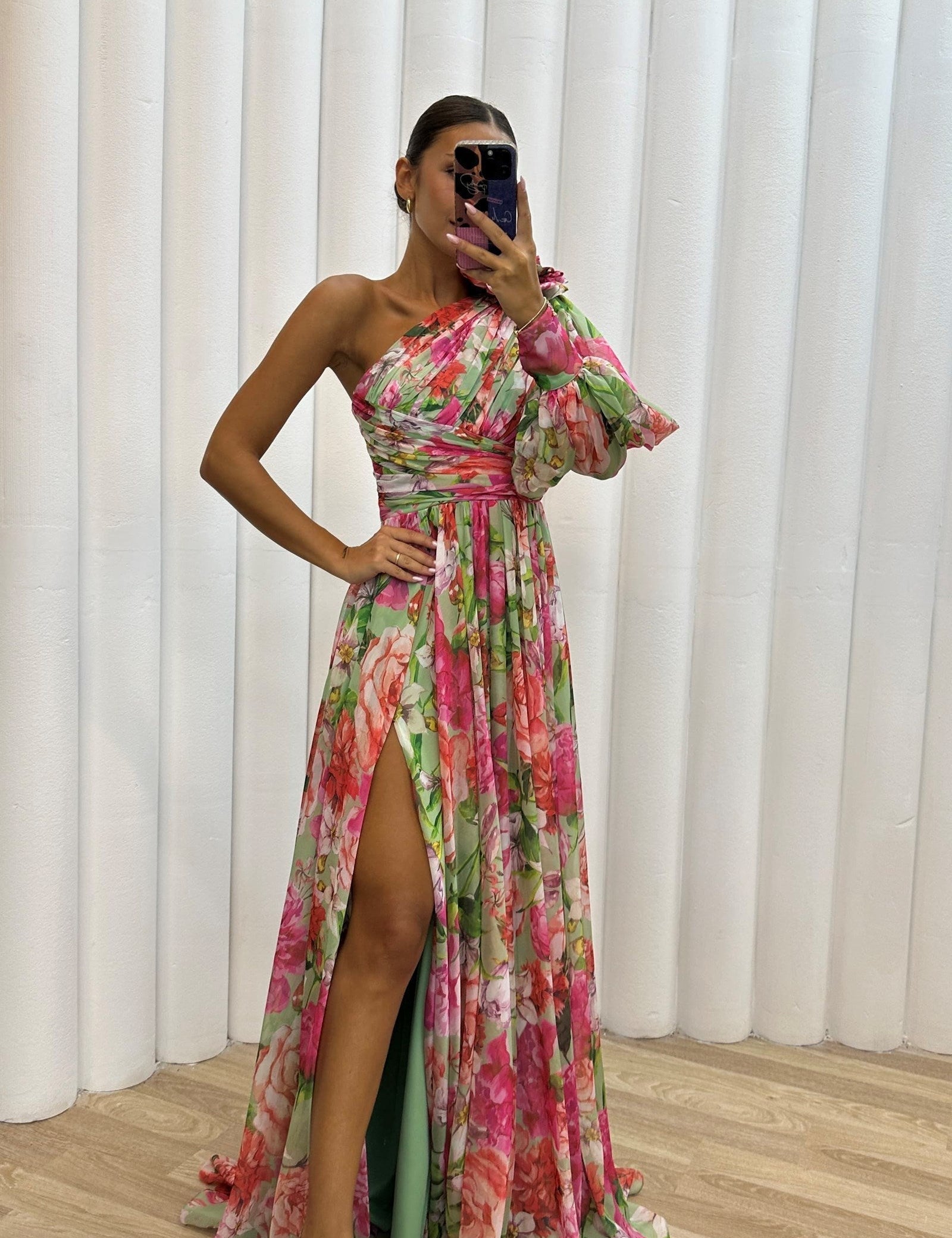 Abito Da Donna Elegante Con Spalle Cadenti Per Cerimonia E Eventi Serali - Vestito Elegante Da Cerimonia Donna 2