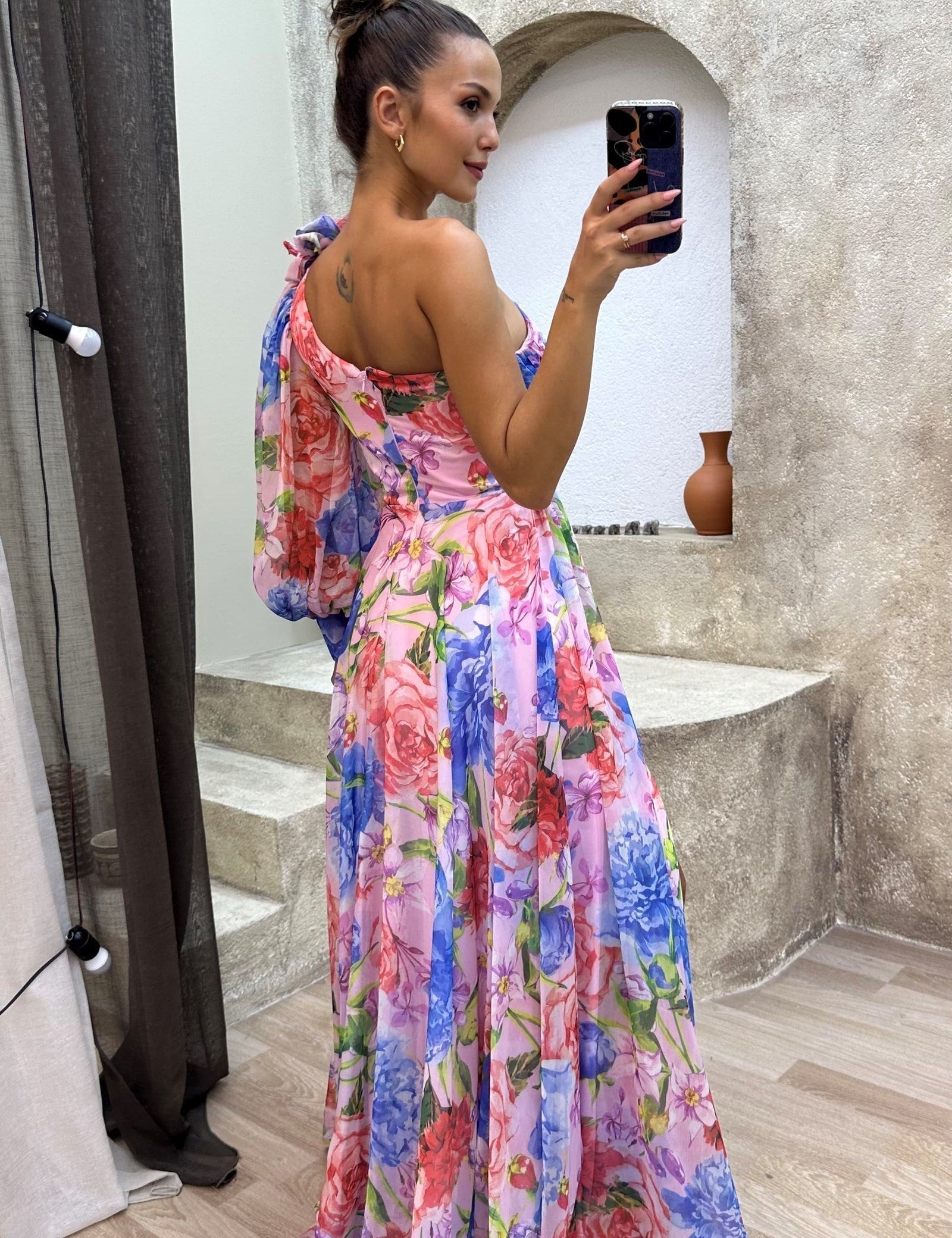 Abito Da Donna Elegante Con Spalle Cadenti Per Cerimonia E Eventi Serali - Vestito Elegante Da Cerimonia Donna 3