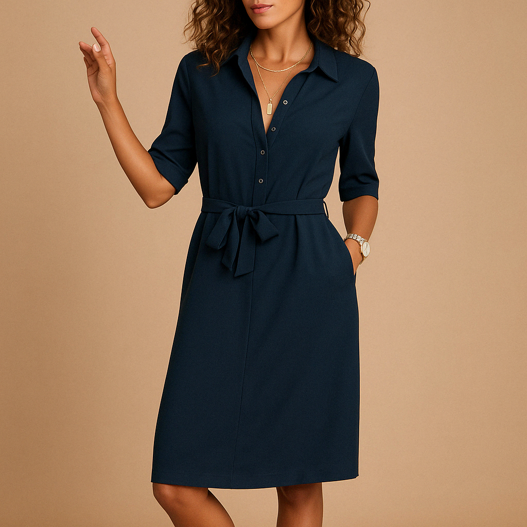 Abito Donna Elegante Aderente Moderno per Ufficio e Serata - Vestiti Eleganti Donna Versatili 3