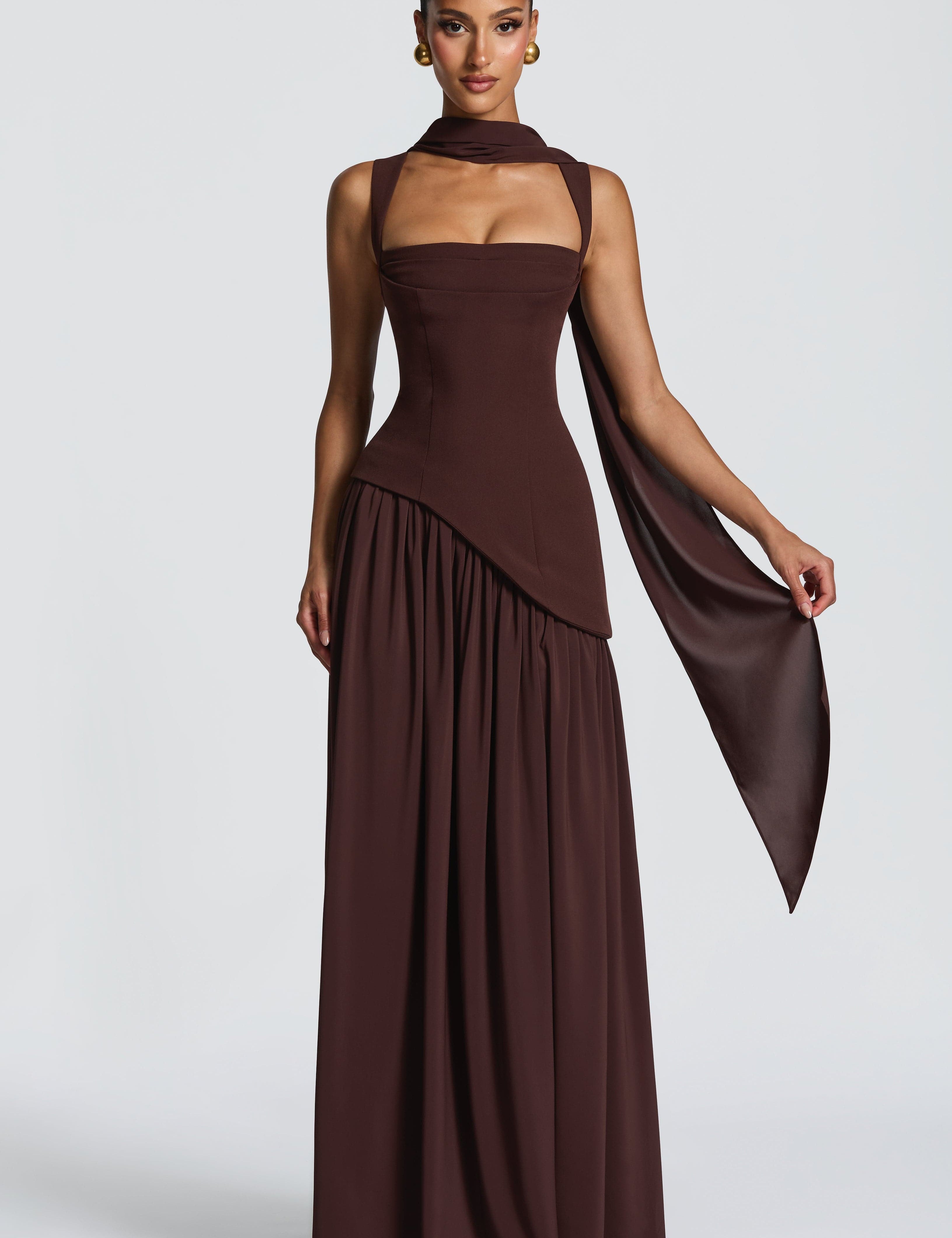 Abito Donna Elegante Asimmetrico per Cerimonia - Vestito Elegante da Cerimonia, Stile e Comfort 0