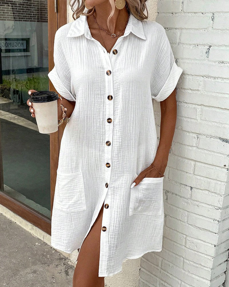 Abito Donna Elegante Estivo Ampio e Leggero per Giornate Calde - Vestiti Eleganti Donna Ideale per Ogni Occasione 5