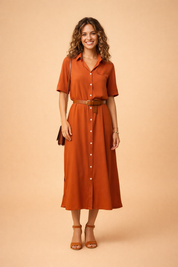 Abito Donna Elegante Estivo per Cerimonia e Occasioni Speciali - Vestito Chic e Versatile per Abbigliamento Donna 0
