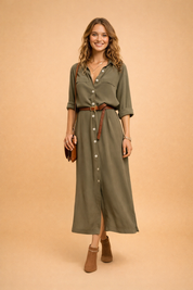 Abito Donna Elegante Estivo per Cerimonia e Occasioni Speciali - Vestito Chic e Versatile per Abbigliamento Donna 1