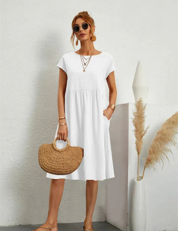 Abito Donna Estivo Elegante con Tasche Pratiche - Vestiti Eleganti Donna per Stile Quotidiano 11