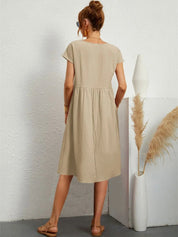Abito Donna Estivo Elegante con Tasche Pratiche - Vestiti Eleganti Donna per Stile Quotidiano 4