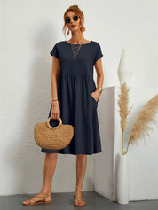 Abito Donna Estivo Elegante con Tasche Pratiche - Vestiti Eleganti Donna per Stile Quotidiano 5