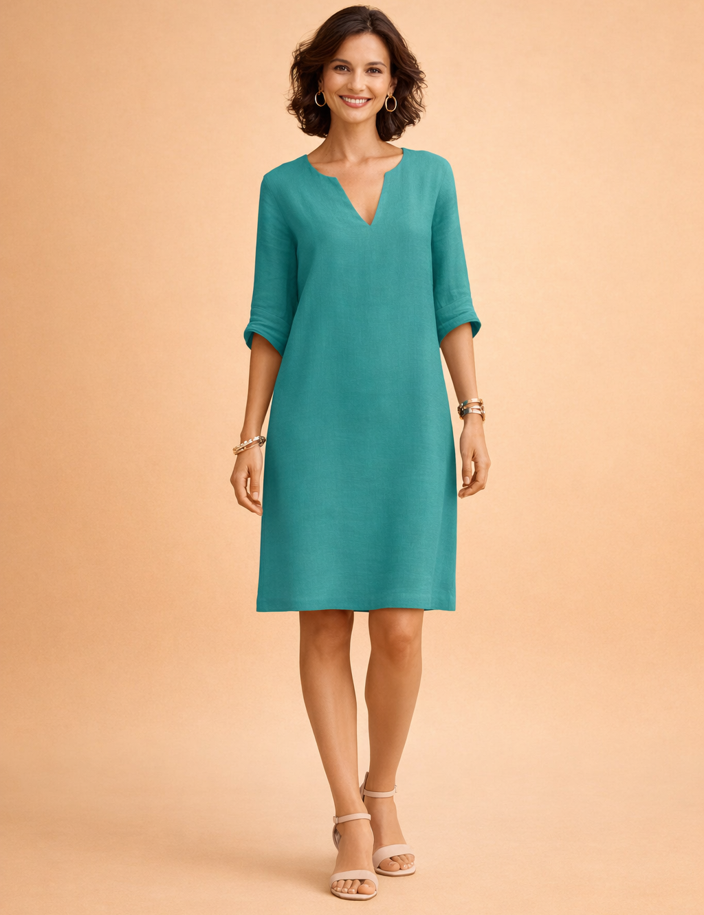 Abito Donna Midi Elegante Estivo Versatile per Occasioni Casual e Vacanze - Abbigliamento Donna Chic 0