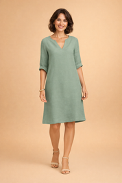 Abito Donna Midi Elegante Estivo Versatile per Occasioni Casual e Vacanze - Abbigliamento Donna Chic 11
