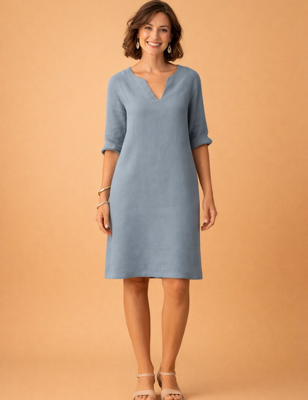 Abito Donna Midi Elegante Estivo Versatile per Occasioni Casual e Vacanze - Abbigliamento Donna Chic 2