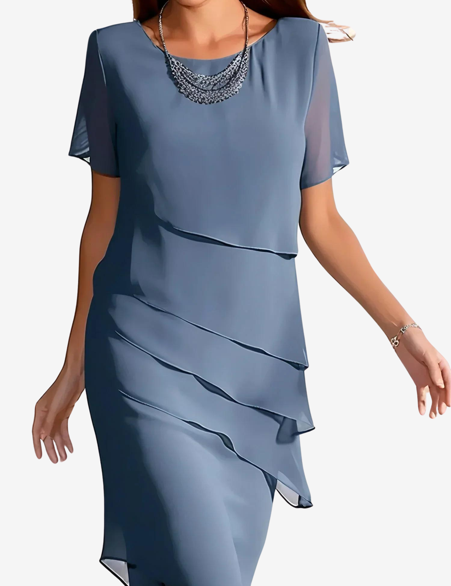 Abito Elegante Donna Estivo per Occasioni Speciali 1