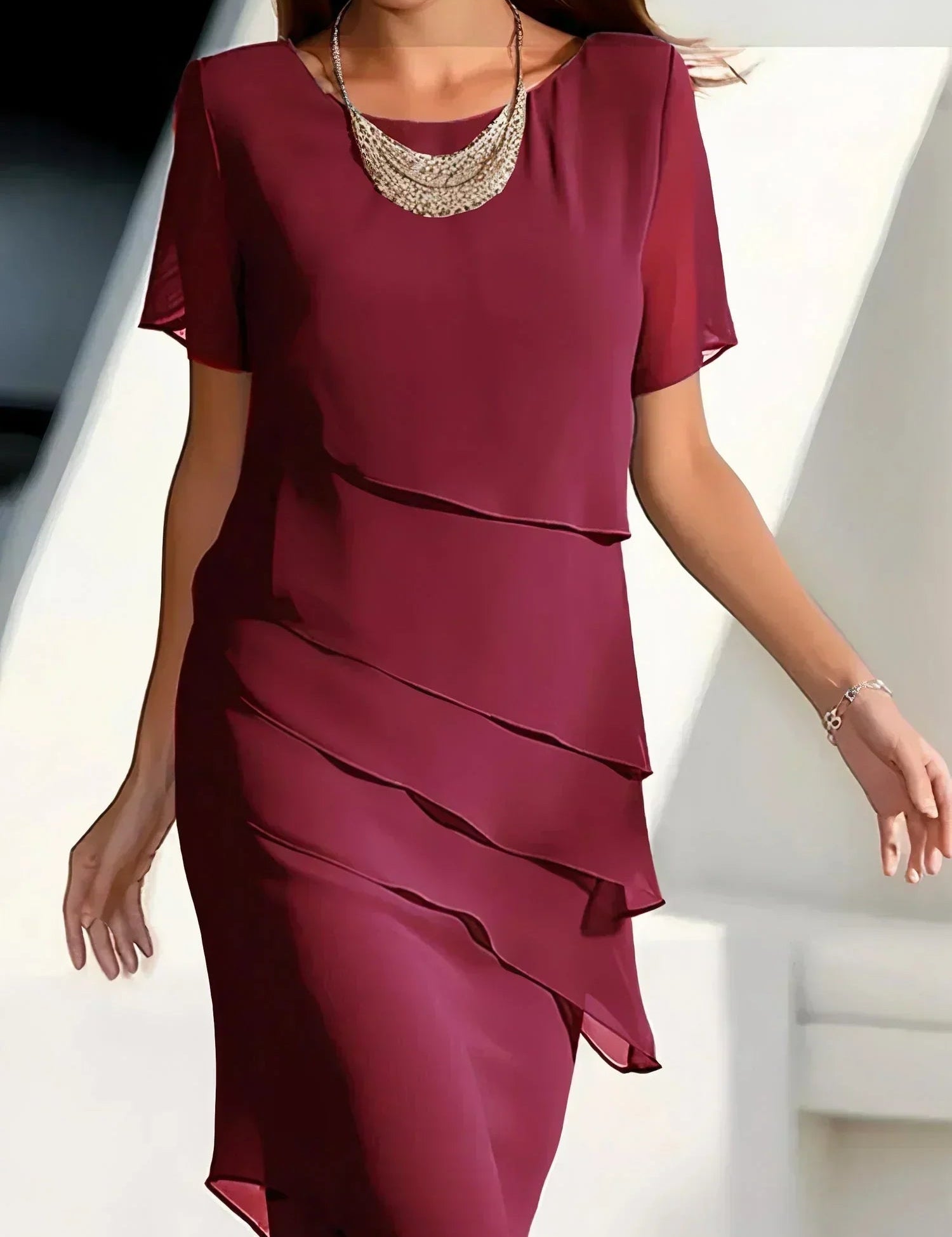 Abito Elegante Donna Estivo per Occasioni Speciali 2