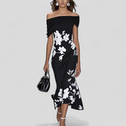 Abito Elegante Donna Longuette Stile Boho per Eventi Estivi - Vestiti Eleganti e Abbigliamento Donna 2