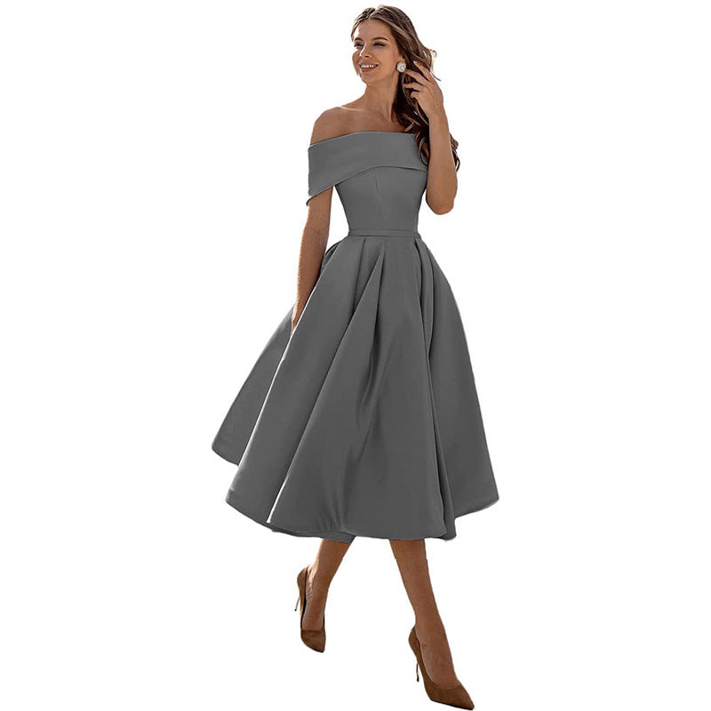 Abito Elegante Senza Spalline per Occasioni Speciali - Stile Raffinato 1