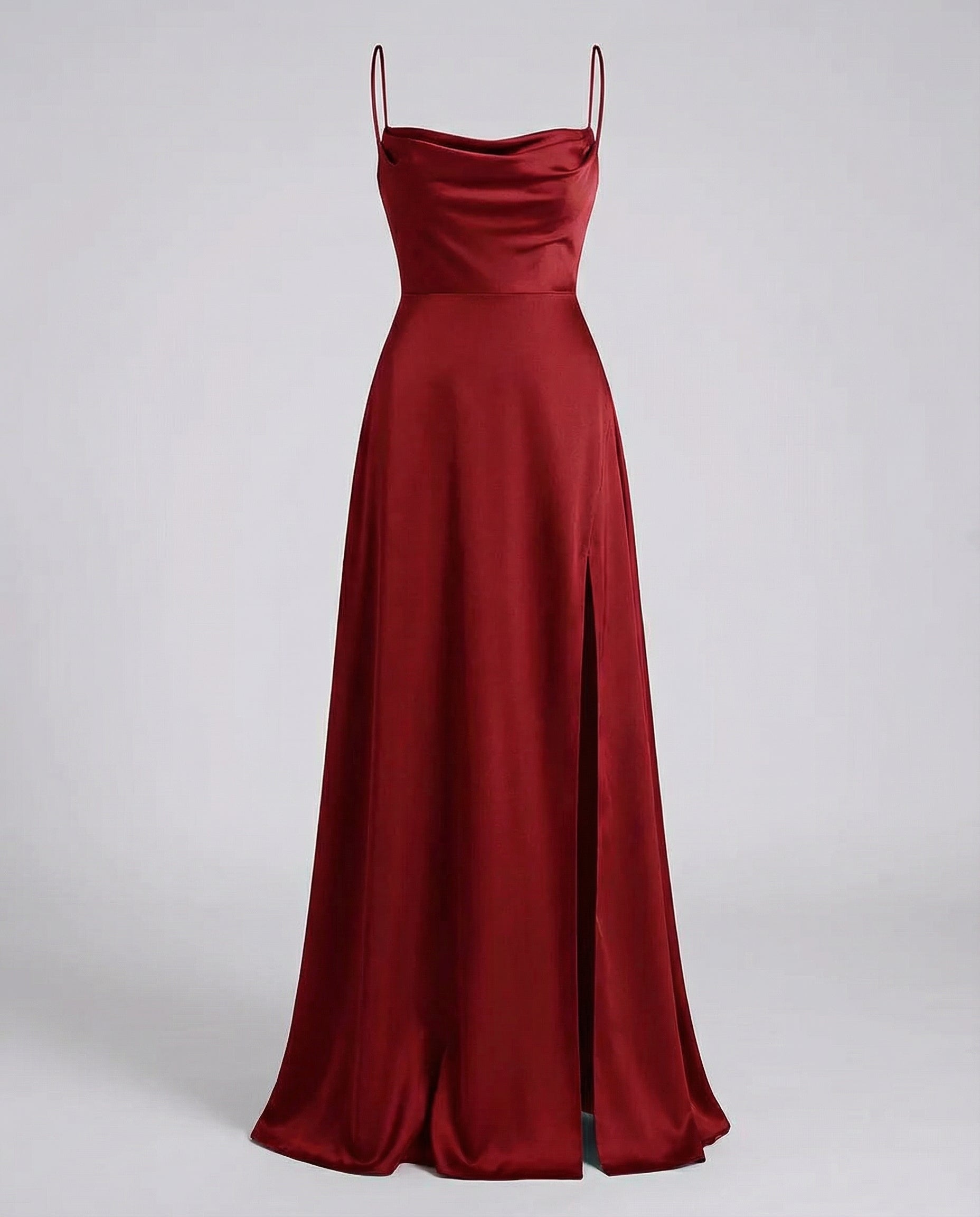 Abito Elegante da Donna Maxi con Spacco e Taglio Fluido per Cerimonie e Occasioni Speciali 3