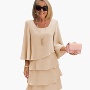 Abito Estivo Donna Maniche Lunghe Elegante Casual Sottile per Giornate Calde 3