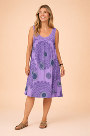 Abito Estivo Donna Senza Maniche Elegante Taglie Forti Leggero e Versatile 1