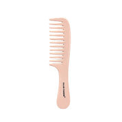 Pettine a denti larghi rosa, ideale per capelli ricci o mossi. Accessorio per capelli, antistatico, resistente, perfetto per districare senza danneggiare.