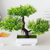 Albero Artificiale Mini Bonsai con Fiori Rosa Realistici per Decorazione Casa 4