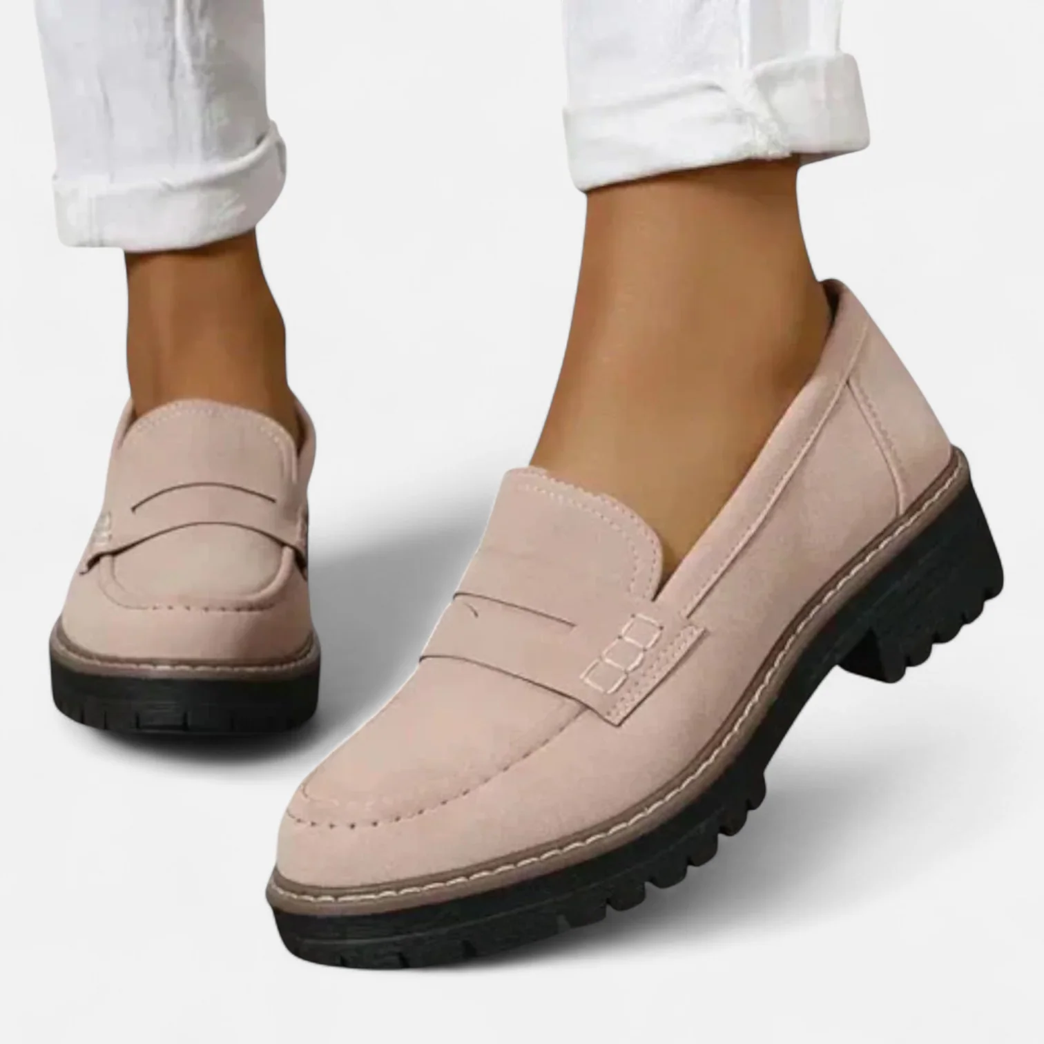 Annika | Damen Klassische Loafer mit Markanter Sohle 1