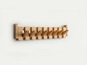 Appendiabiti da Parete in Legno a Forma di Pianoforte - Design Elegante per Ingressi e Corridoi, Ganci Multifunzionali 5