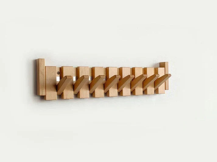 Appendiabiti da Parete in Legno a Forma di Pianoforte - Design Elegante per Ingressi e Corridoi, Ganci Multifunzionali 5