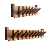 Appendiabiti da Parete in Legno a Forma di Pianoforte - Design Elegante per Ingressi e Corridoi, Ganci Multifunzionali 7