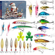 AquaBait | Calendario dell'Avvento premium a tema pesca con 24 esche uniche 3