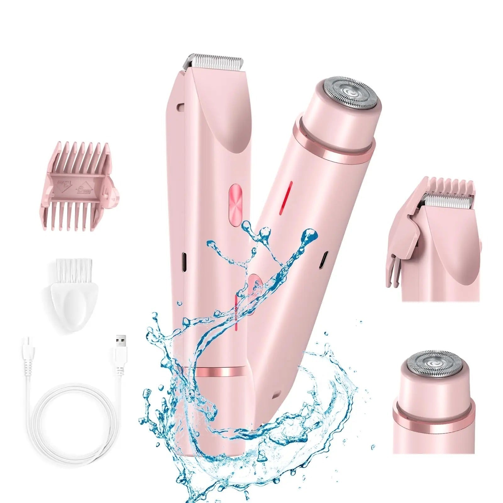AquaGlow | Rifinitore bikini ricaricabile impermeabile per una rasatura liscia della pelle 6
