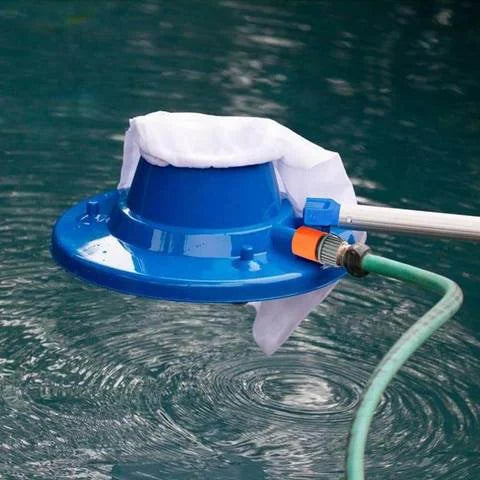 Aspirafoglie per piscine, grande aspirafoglie per piscine interrate e fuori terra (blu) 4