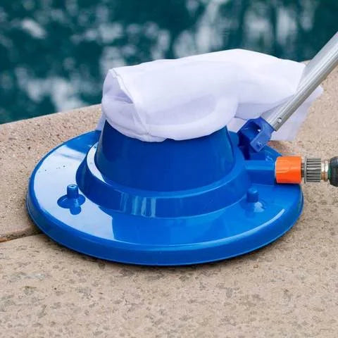 Aspirafoglie per piscine, grande aspirafoglie per piscine interrate e fuori terra (blu) 5