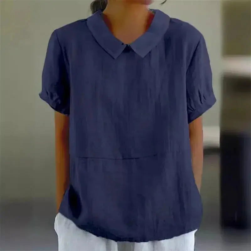 BELLA | Luxurious Cotton Linen Blouse for Ultimate Comfort - Lizabella Fashion -  -  - BELLA | Luxurious Cotton Linen Blouse for Ultimate Comfort - Lizabella Fashion - #tag1# - #tag2#
