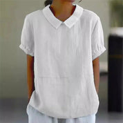 BELLA | Luxurious Cotton Linen Blouse for Ultimate Comfort - Lizabella Fashion -  -  - BELLA | Luxurious Cotton Linen Blouse for Ultimate Comfort - Lizabella Fashion - #tag1# - #tag2#