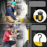 Barra luminosa da lavoro a LED magnetica – Lampada ricaricabile da 5200 mAh per riparazioni auto, illuminazione sottocofano e illuminazione di emergenza esterna 4