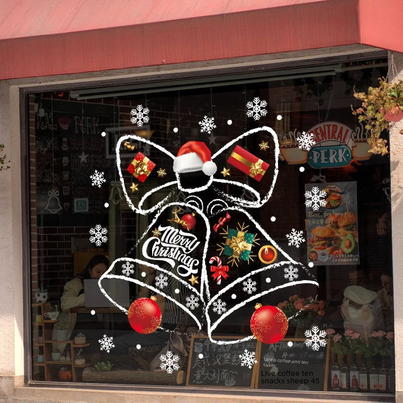 BellWindowDecor | Set di adesivi creativi per finestre natalizie 1
