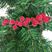 Berry Splendor | Mazzo di bacche natalizie finte per composizioni floreali festive 4