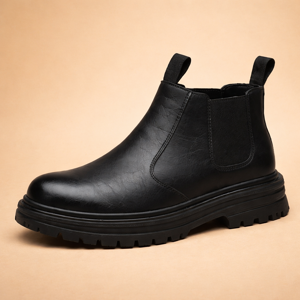 Davide | Chelsea-Stiefeletten mit Chunky Plateau für Herren