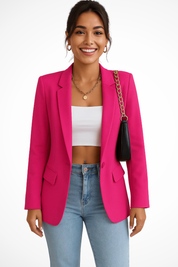 Blazer Donna Elegante Bianco, Chic e Versatile per Ogni Occasione, Stile Raffinato e Moderno 6