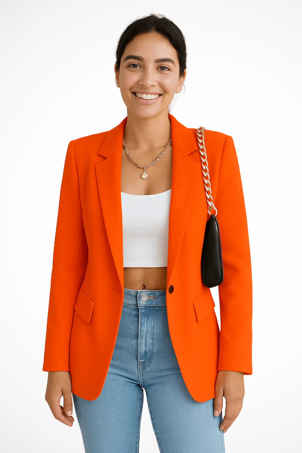 Blazer Donna Elegante Bianco, Chic e Versatile per Ogni Occasione, Stile Raffinato e Moderno 8