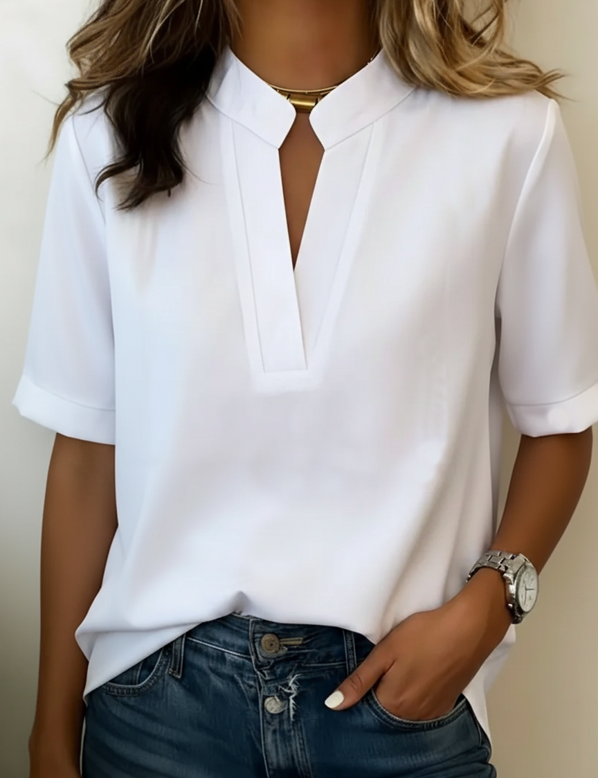 Blusa Elegante Donna con Colletto Raffinato e Scollatura Slanciata 6