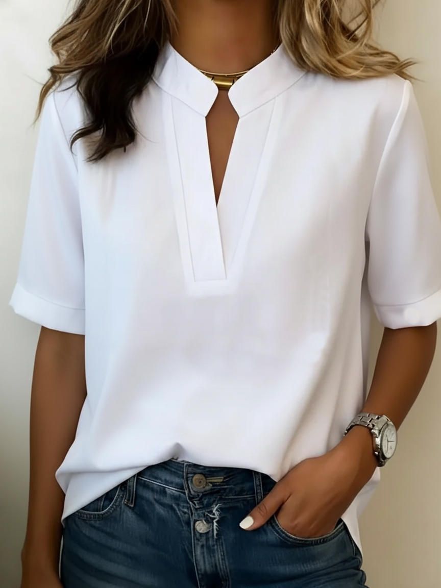 Blusa Elegante Donna con Colletto Raffinato e Scollatura Slanciata 6
