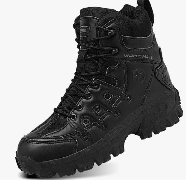 Bottes imperméables TacticalPro en véritable cuir respirant