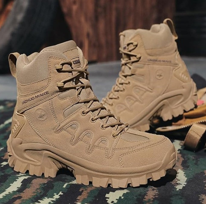 Bottes imperméables TacticalPro en véritable cuir respirant