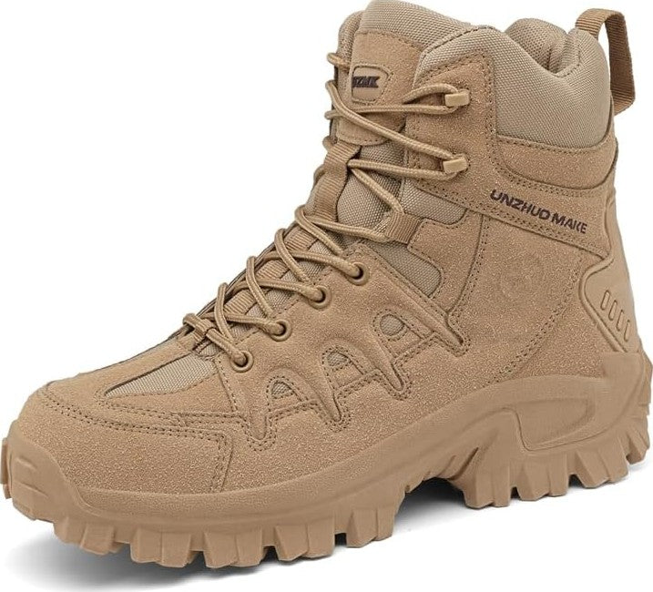 Bottes imperméables TacticalPro en véritable cuir respirant